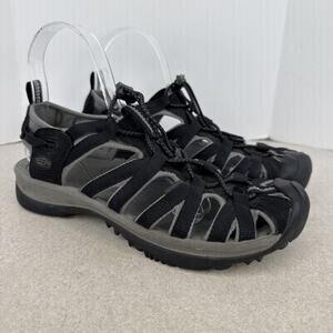 Keen Whisper 5124 BKGA Womens Sandals River Sport Hiking Shoes Waterproof Size 8